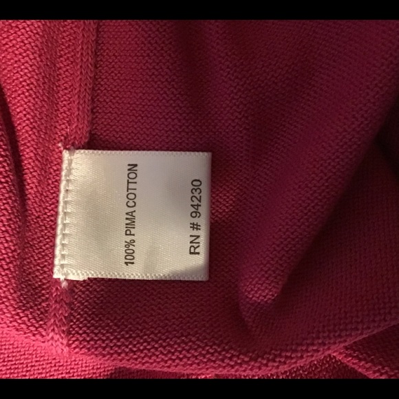 Paul Fredrick Men’s V-Neck Pima Sweater - Picture 7 of 8